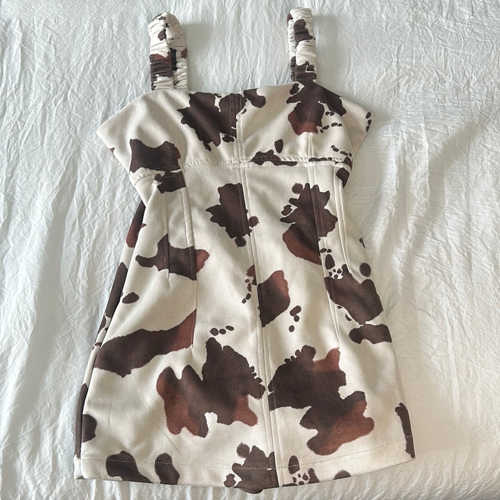 Dry Goods cowprint romper/dress